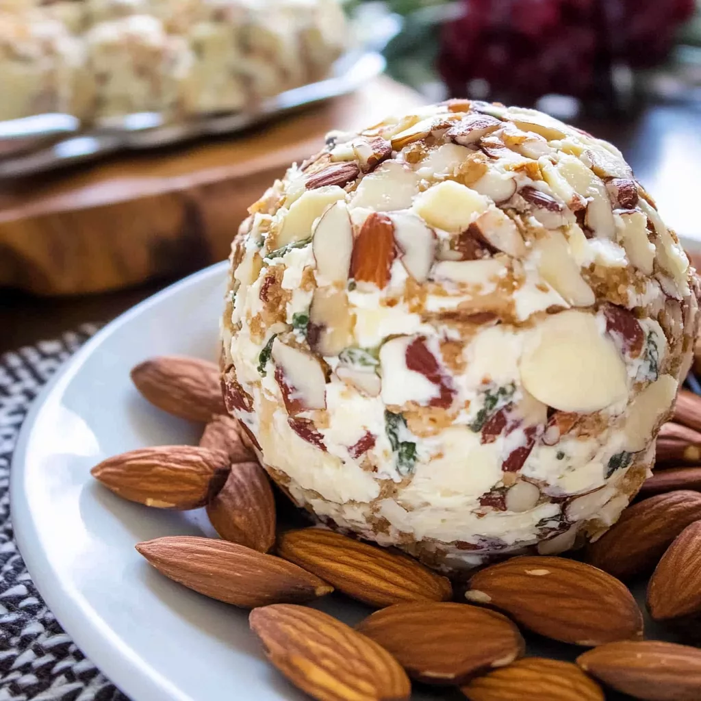 Creamy Swiss Almond Cheese Ball: The Ultimate Party Appetizer